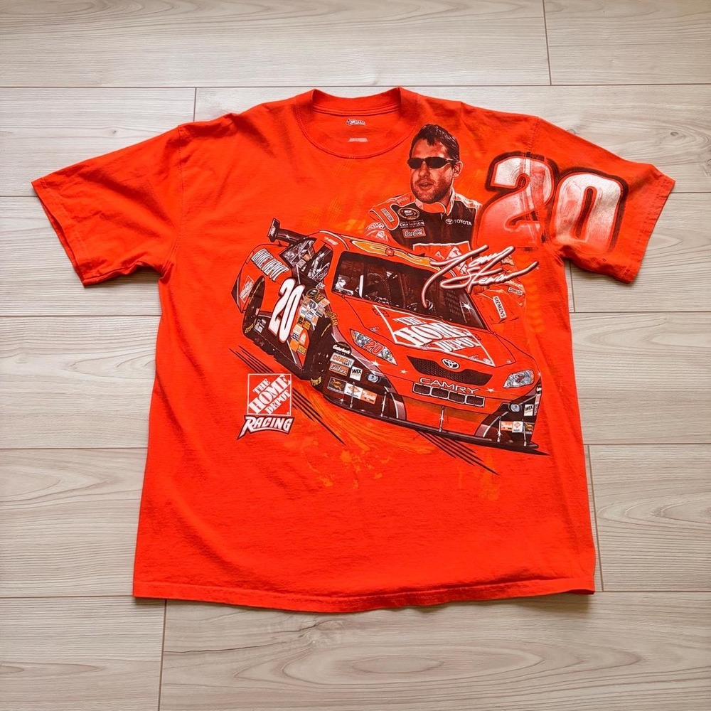 Chase Authentics Tony Stewart NASCAR Home Depot Racing Orange Graphic Tee XXL